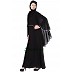 Cape abaya- Black-Grey Cape abaya- Black-Grey